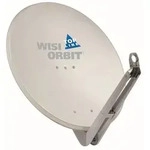 Wisi OA 85 G TOPLINE - 85cm Alu-Spiegel - lichtgrau