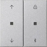Gira System 3000 Jalousie- und Schaltuhr Bluetooth (alu)