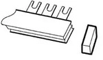 ABB PS-End 1 - Endkappe f&uuml;r Phasenschiene PS 4