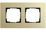 GIRA Abdeckrahmen 2-fach - Esprit (Hellgold Aluminium)