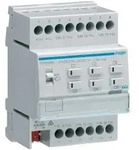 HagerTXM646R - Heizungsaktor 6fach KNX easy, mit Regler f&uuml;r 24/230V Stellantriebe,