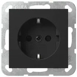 GiraSCHUKO-Steckdose 16 A 250 V~mit Shutter (schwarz matt)