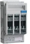 Hager LT050 - NH00-Sicherungslasttrennschalter, 3-polig, 3x160A, Hutschiene