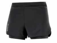 Cross 2IN1 Shorts Damen deep black-S