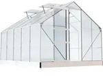 GARMIO&reg; Gew&auml;chshaus ARONA 310x250cm f&uuml;r den Garten, Alu Fr&uuml;hbeet inklusive