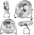 TroniTechnik&reg; Bodenventilator Windmaschine mit drei Geschwindigkeitsstufen 100W,