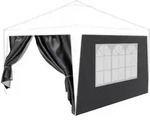 24MOVE&reg; Pavillon Seitenteile 2er Set 2x3m mit Fenster & Reissverschluss,