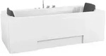 TroniTechnik&reg; Whirlpool Badewanne IOS 170cm x 75cm inkl. Sp&uuml;lfunktion, Hydromassage