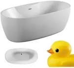TroniTechnik&reg; Freistehende Badewanne ANAFI Ma&szlig;e ca. 170 x 80 x 58cm Wanne -