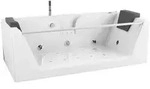 TroniTechnik&reg; Whirlpool Badewanne KOS 2 179cm x 85cm mit Heizung, Hydromassage,