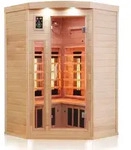 Dewello&reg; Infrarotkabine Infrarotsauna LAKEFIELD 140cm x 140cm inkl. 5