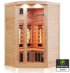 Dewello&reg; Infrarotkabine Infrarotsauna LAKEFIELD 120cm x 120cm inkl. 5