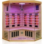 Dewello&reg; Infrarotkabine Infrarotsauna BRANDON 140cm x 140cm inkl. 6