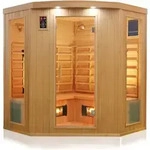 Dewello&reg; Infrarotkabine Infrarotsauna HALEY 160cm x 160cm inkl. 8