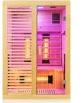 Dewello&reg; Infrarotkabine Infrarotsauna HAMLIN 130cm x 105cm inkl. 5