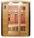 Dewello&reg; Infrarotkabine Infrarotsauna TORONTO 160cm x 110cm inkl. 5