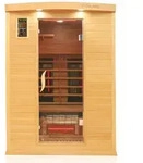Dewello&reg; Infrarotkabine Infrarotsauna PIERSON PRO 135cm x 105cm Hemlock-Zeder...