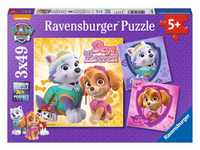 Puzzle - Paw Patrol bezaubernde Hundemädchen - 3 x 49 Teile