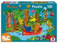 Puzzle - Die Maus: Im Dschungel, 100 Teile
