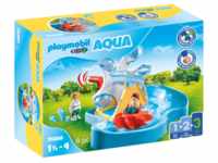 PLAYMOBIL® Wasserrad mit Karussell - Playmobil 1.2.3 Aqua