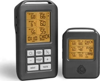BURNHARD 943174, BURNHARD Grillthermometer mit 4 Sonden