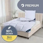 Daunendecke &raquo;PREMIUM&laquo; &ndash; 90% Daunen, 10% Federn, Gr&ouml;&szlig;e: 135x200