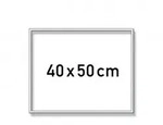Alurahmen 40 x 50 cm &ndash; Silber matt