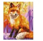 Polygon Art Fuchs Malen nach Zahlen
