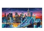 Manhattan bei Nacht Malen nach Zahlen
