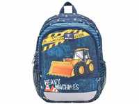 Kindergartenrucksack Kiddy Plus Heavy Machinery blau
