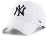 47 Brand Adjustable Cap - MLB New York Yankees wei&szlig; schwarz