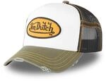 Von Dutch Trucker Mesh Snapback Cap - VINTAGE wei&szlig;