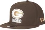 New Era 9Fifty Snapback Cap - WALNUT Green Bay Packers braun