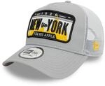 New Era A-Frame Mesh Trucker Cap - BIG APPLE New York grau
