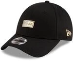 New Era 9Forty Strapback Cap - METAL BADGE schwarz
