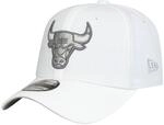 New Era 39Thirty Stretch Cap - Chicago Bulls optic white