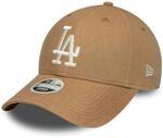 New Era 9Forty Damen Cap - LEINEN Los Angeles Dodgers camel