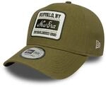 New Era A-Frame Trucker Leinen Cap - BRAND PATCH oliv