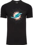 New Era Fan Shirt - NFL Miami Dolphins 2.0 schwarz