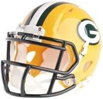 Riddell Mini Football Helm - NFL Speed Green Bay Packers