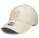 New Era 9Twenty Damen Cap - LEINEN New York Yankees beige