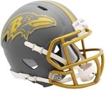 Riddell Speed Mini Football Helm - SLATE Baltimore Ravens