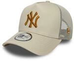 New Era A-Frame Trucker Cap - New York Yankees beige