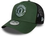 New Era A-Frame Mesh Trucker Cap - Manchester United oliv