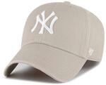 47 Brand Strapback Cap - CLEAN UP New York Yankees greige