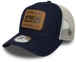 New Era A-Frame Mesh Trucker Cap - DENIM Brand Patch navy