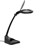 MAUL Lupenleuchte MAULiris LED 6.500 K dimmbar Standfu&szlig; schwarz