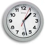 MAUL Wanduhr MAULstep &Oslash; 20 x 4.4 cm funkgesteuert Kunststoff 1 x AA (1.5 V) silber