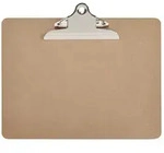 A4 Klemmbrett MAULclassic Hartfaser Klemmer lange Seite