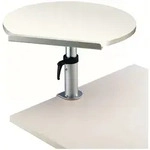 Ergonomisches Tischpult, Klemmfu&szlig;, Platte aus Melamin